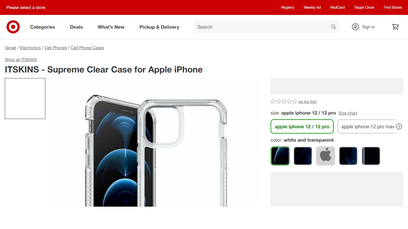 Itskins - Supreme Clear Case For Apple Iphone : Target